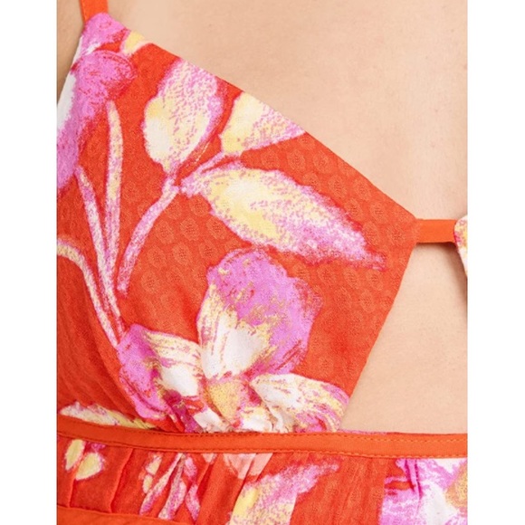 New FREE PEOPLE Rayon striking maxi dress J381/415 - Picture 7 of 7